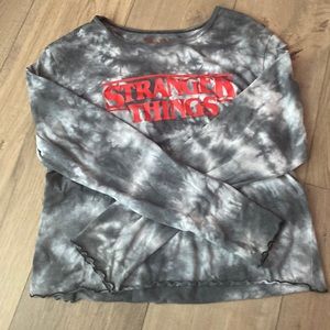 (girls size XL) Stranger Things long sleeve tee